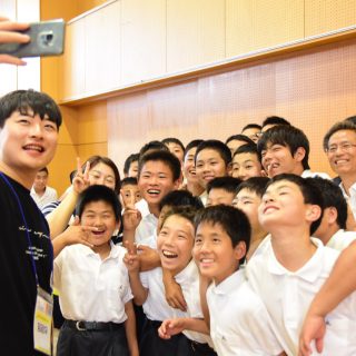 東京第１初中の生徒たち